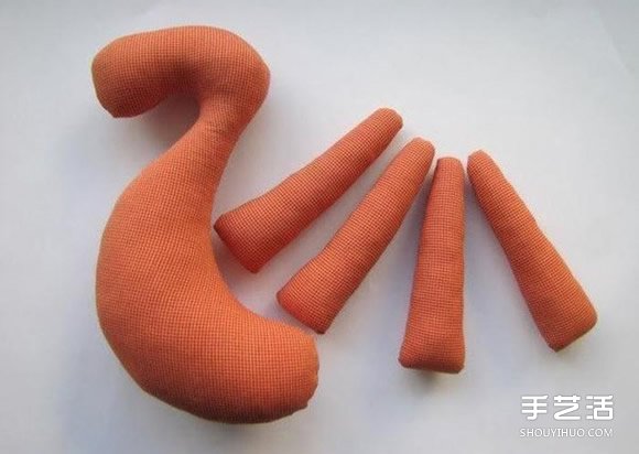 布艺马手工制作带图纸 毛绒玩具马DIY图解(图6) 布艺马手工制作带图纸 毛绒玩具马DIY图解(图6)