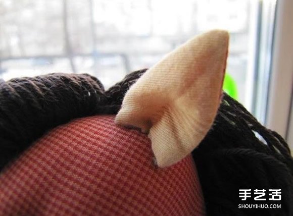 布艺马手工制作带图纸 毛绒玩具马DIY图解(图9) 布艺马手工制作带图纸 毛绒玩具马DIY图解(图9)