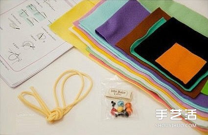 简单布艺小手工：可爱小动物的制作方法图解(图2)