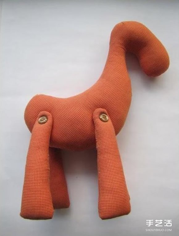 布艺马手工制作带图纸 毛绒玩具马DIY图解(图8) 布艺马手工制作带图纸 毛绒玩具马DIY图解(图8)
