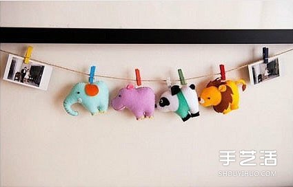 简单布艺小手工：可爱小动物的制作方法图解(图1)