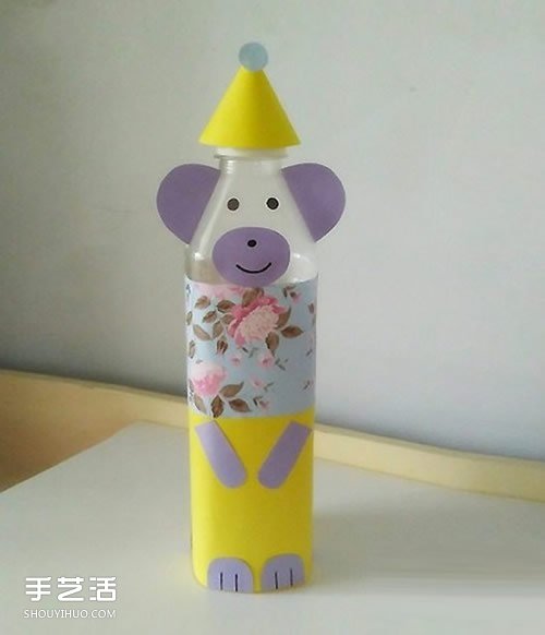 矿泉水瓶做小熊的方法 幼儿园小熊手工制作(图1)