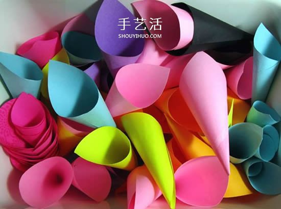 便利贴手工制作立体纸花的做法图解(图5) 便利贴手工制作立体纸花的做法图解(图5)