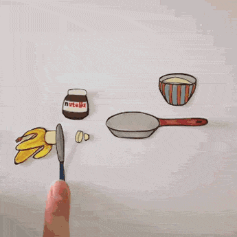 动起来的创意插画 这么玩好萌好有趣！(图1)