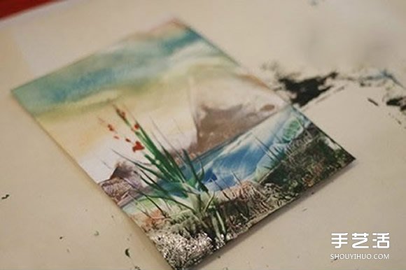 创意熨斗画的画法 把蜡笔融化后画出漂亮图案(图1) 创意熨斗画的画法 把蜡笔融化后画出漂亮图案(图1)