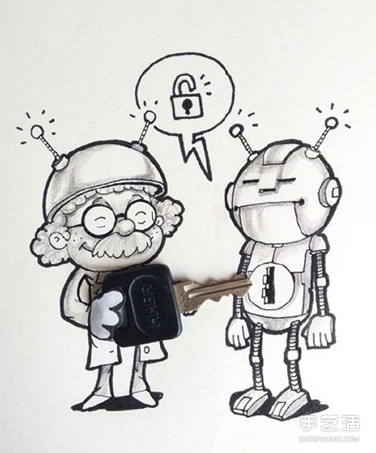 二次元和三次元结合 DIY充满童趣的漫画图片(图7) 二次元和三次元结合 DIY充满童趣的漫画图片(图7)