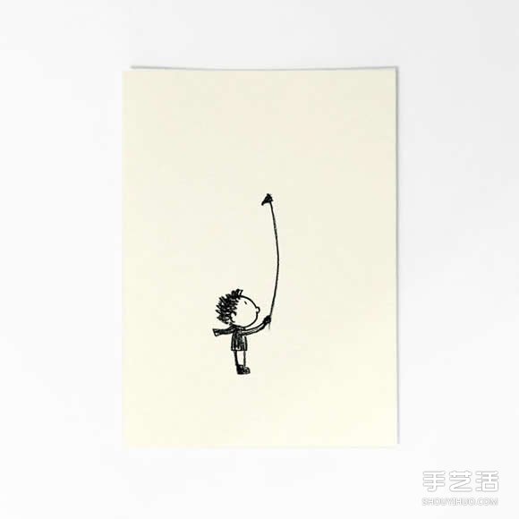 简单的明信片上手绘插图 用咖啡渍来完美收尾(图2) 简单的明信片上手绘插图 用咖啡渍来完美收尾(图2)