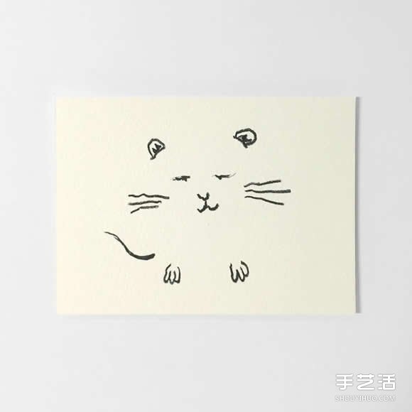 简单的明信片上手绘插图 用咖啡渍来完美收尾(图5) 简单的明信片上手绘插图 用咖啡渍来完美收尾(图5)