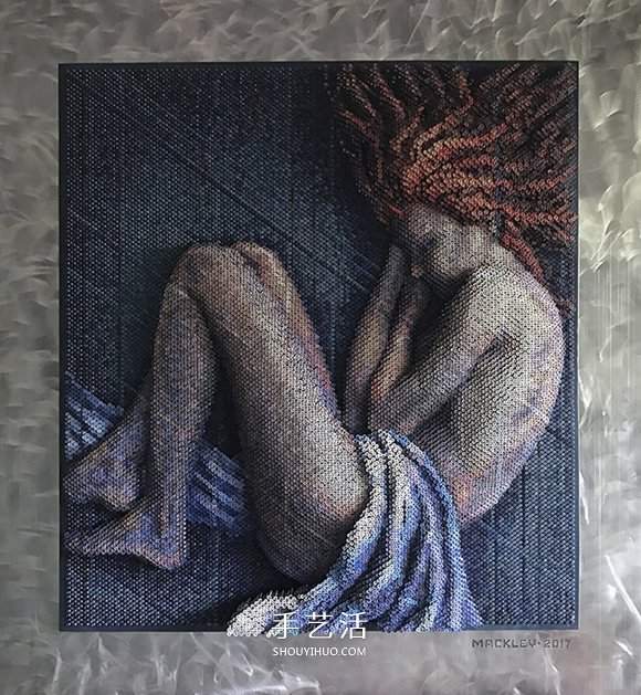 旋紧或松开,上万个螺丝钉制作的3D立体画像(图7) 旋紧或松开,上万个螺丝钉制作的3D立体画像(图7)