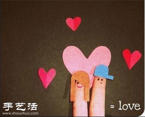 手指+简笔画 DIY另类恶搞“爱相随”(图2) 手指+简笔画 DIY另类恶搞“爱相随”(图2)