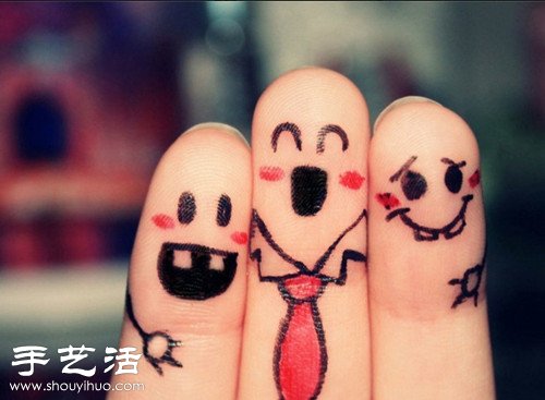 手指+简笔画 DIY另类恶搞“爱相随”(图6) 手指+简笔画 DIY另类恶搞“爱相随”(图6)