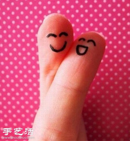 手指+简笔画 DIY另类恶搞“爱相随”(图7) 手指+简笔画 DIY另类恶搞“爱相随”(图7)