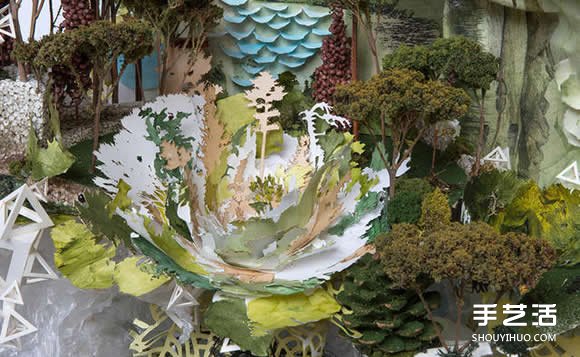 似画不是画:混合材质DIY奇幻华丽的立体山水画(图11) 似画不是画:混合材质DIY奇幻华丽的立体山水画(图11)