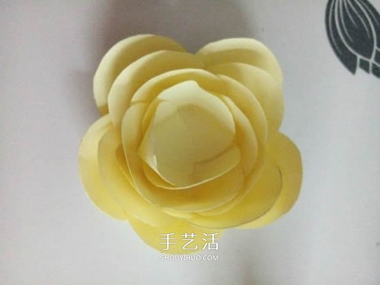 简单纸花怎么做图解 组合式花朵的制作方法(图9) 简单纸花怎么做图解 组合式花朵的制作方法(图9)