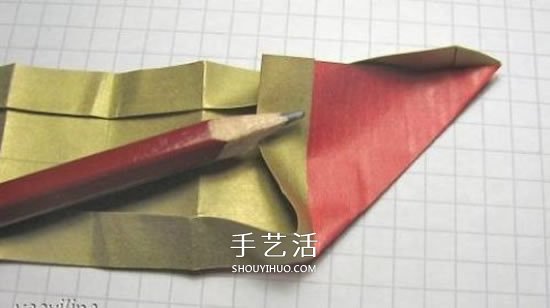 冬天的美丽折纸手工 立体雪花花球的折法图解(图12) 冬天的美丽折纸手工 立体雪花花球的折法图解(图12)