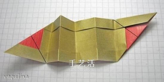 冬天的美丽折纸手工 立体雪花花球的折法图解(图14) 冬天的美丽折纸手工 立体雪花花球的折法图解(图14)