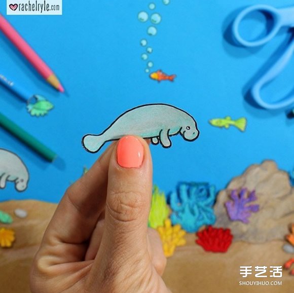 自制插画和拼贴 手绘风动画教你泡出完美拿铁 - 诺云双维造物网