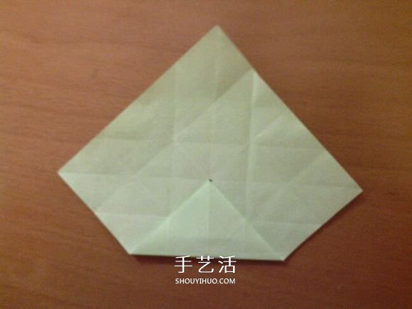 幸运四叶草的折法图解 怎么折纸四叶草步骤图(图7) 幸运四叶草的折法图解 怎么折纸四叶草步骤图(图7)
