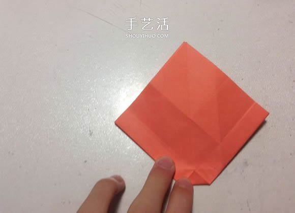 怎么折纸月季花的方法 手工月季花的折法图解(图23) 怎么折纸月季花的方法 手工月季花的折法图解(图23)