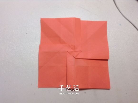 怎么折纸月季花的方法 手工月季花的折法图解(图32) 怎么折纸月季花的方法 手工月季花的折法图解(图32)