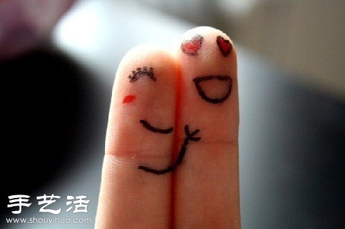 手指+简笔画 DIY温馨浪漫“爱相随”(图8)