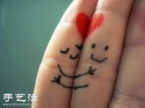 手指+简笔画 DIY温馨浪漫“爱相随”(图9)