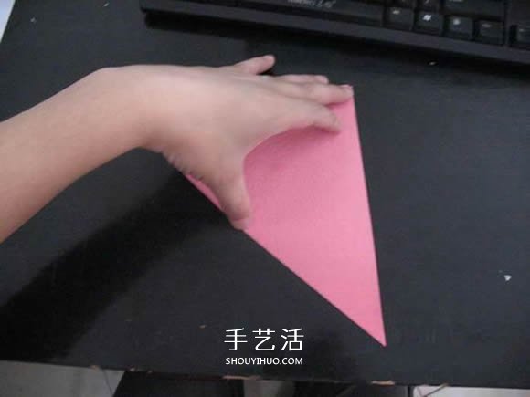 赠送初恋的小礼物!折纸蔷薇戒指的折法图解(图10) 赠送初恋的小礼物!折纸蔷薇戒指的折法图解(图10)