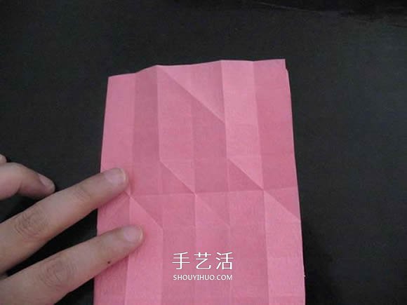 赠送初恋的小礼物!折纸蔷薇戒指的折法图解(图37) 赠送初恋的小礼物!折纸蔷薇戒指的折法图解(图37)