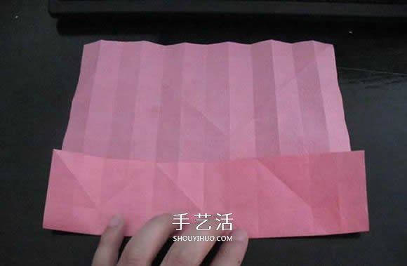 赠送初恋的小礼物!折纸蔷薇戒指的折法图解(图44) 赠送初恋的小礼物!折纸蔷薇戒指的折法图解(图44)