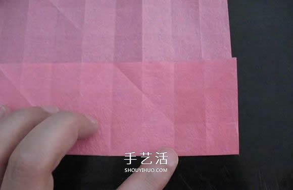 赠送初恋的小礼物!折纸蔷薇戒指的折法图解(图46) 赠送初恋的小礼物!折纸蔷薇戒指的折法图解(图46)