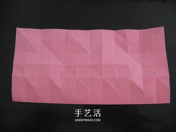 赠送初恋的小礼物!折纸蔷薇戒指的折法图解(图49) 赠送初恋的小礼物!折纸蔷薇戒指的折法图解(图49)