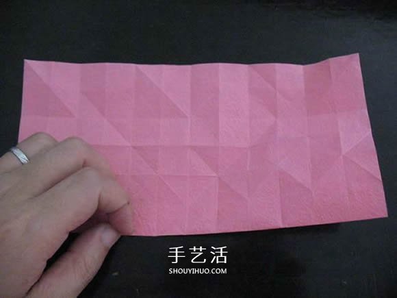 赠送初恋的小礼物!折纸蔷薇戒指的折法图解(图51) 赠送初恋的小礼物!折纸蔷薇戒指的折法图解(图51)
