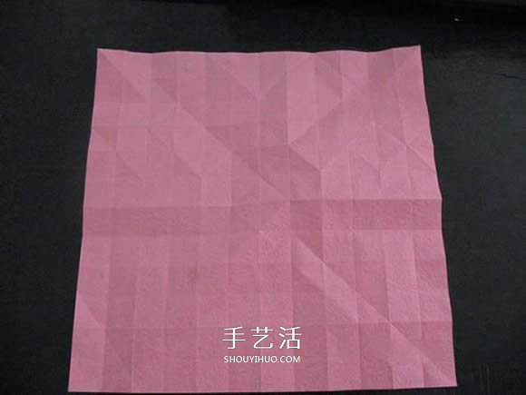 赠送初恋的小礼物!折纸蔷薇戒指的折法图解(图54) 赠送初恋的小礼物!折纸蔷薇戒指的折法图解(图54)