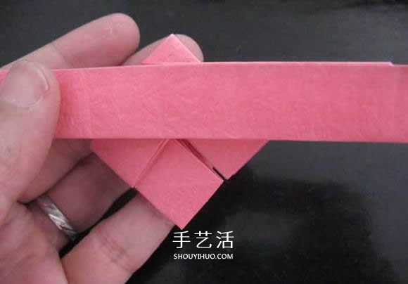 赠送初恋的小礼物!折纸蔷薇戒指的折法图解(图102) 赠送初恋的小礼物!折纸蔷薇戒指的折法图解(图102)