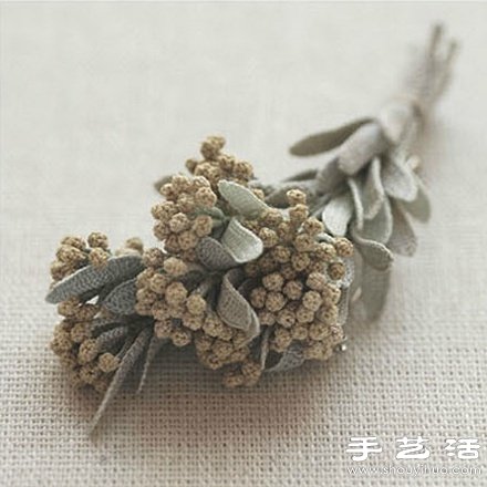 日本Jungjun的森系手工针织花卉(图2)