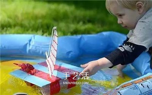 矿泉水瓶做帆船教程 自制塑料瓶小船制作方法(图4) 矿泉水瓶做帆船教程 自制塑料瓶小船制作方法(图4)