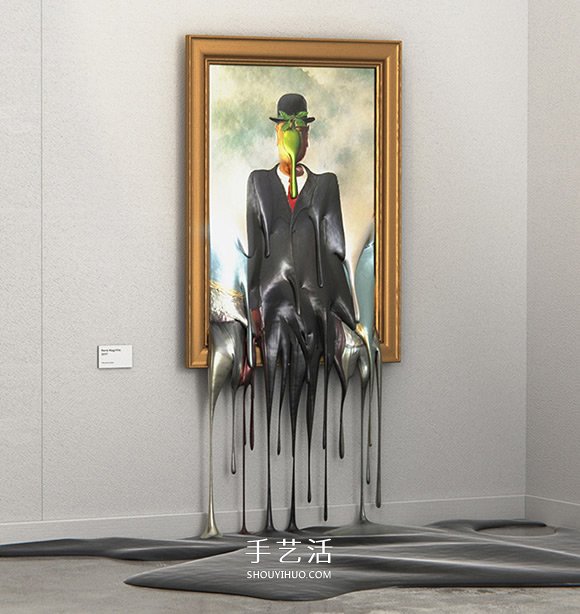 维也纳艺术家的小恶搞 如果世界名画融化了~(图3) 维也纳艺术家的小恶搞 如果世界名画融化了~(图3)