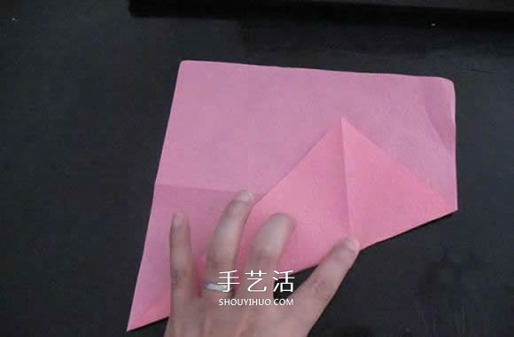 赠送初恋的小礼物!折纸蔷薇戒指的折法图解(图9) 赠送初恋的小礼物!折纸蔷薇戒指的折法图解(图9)
