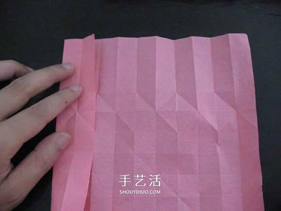 赠送初恋的小礼物!折纸蔷薇戒指的折法图解(图27) 赠送初恋的小礼物!折纸蔷薇戒指的折法图解(图27)