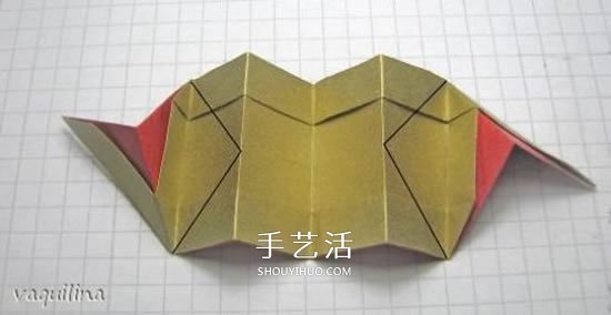 冬天的美丽折纸手工 立体雪花花球的折法图解(图11) 冬天的美丽折纸手工 立体雪花花球的折法图解(图11)