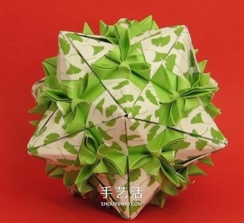 春意盎然的花球!手工折纸立体纸花球的教程(图2) 春意盎然的花球!手工折纸立体纸花球的教程(图2)