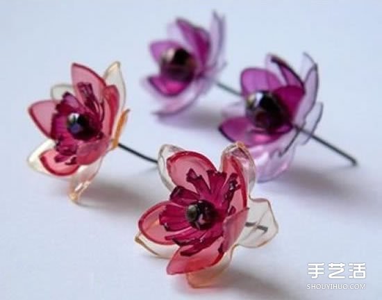塑料花的做法图解 手工塑料花制作方法步骤(图6) 塑料花的做法图解 手工塑料花制作方法步骤(图6)