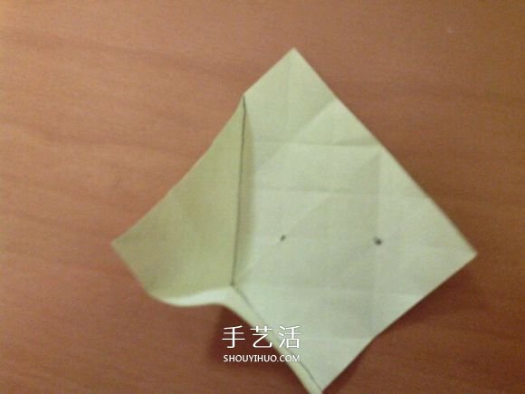幸运四叶草的折法图解 怎么折纸四叶草步骤图(图5) 幸运四叶草的折法图解 怎么折纸四叶草步骤图(图5)
