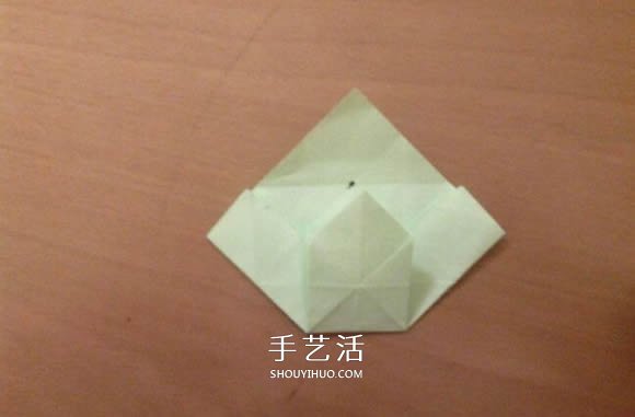 幸运四叶草的折法图解 怎么折纸四叶草步骤图(图7) 幸运四叶草的折法图解 怎么折纸四叶草步骤图(图7)