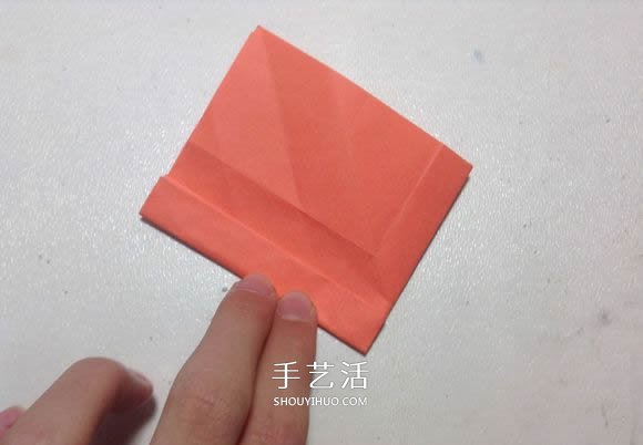 怎么折纸月季花的方法 手工月季花的折法图解(图17) 怎么折纸月季花的方法 手工月季花的折法图解(图17)