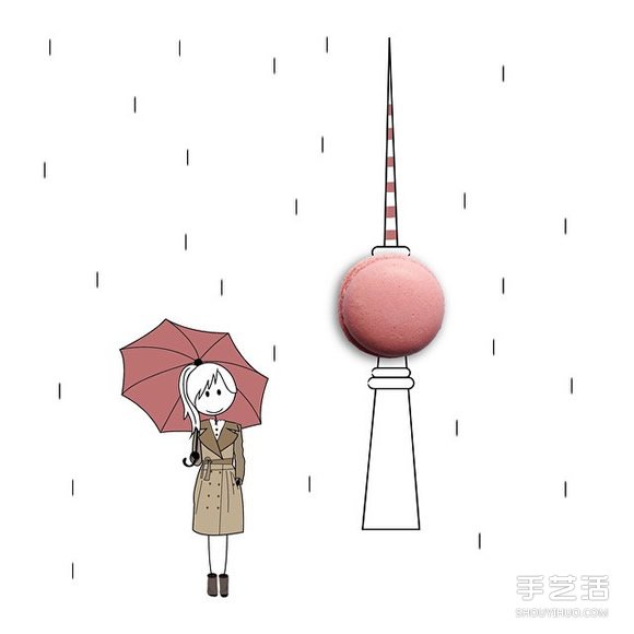 创意画作品欣赏:讲述可爱女生的日常生活(图2) 创意画作品欣赏:讲述可爱女生的日常生活(图2)