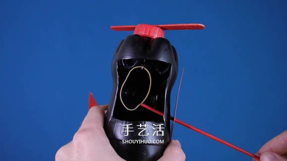 可乐瓶科技小制作 DIY橡皮筋动力飞机的方法(图27) 可乐瓶科技小制作 DIY橡皮筋动力飞机的方法(图27)