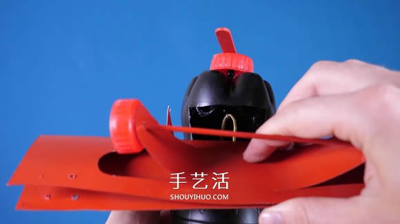 可乐瓶科技小制作 DIY橡皮筋动力飞机的方法(图33) 可乐瓶科技小制作 DIY橡皮筋动力飞机的方法(图33)
