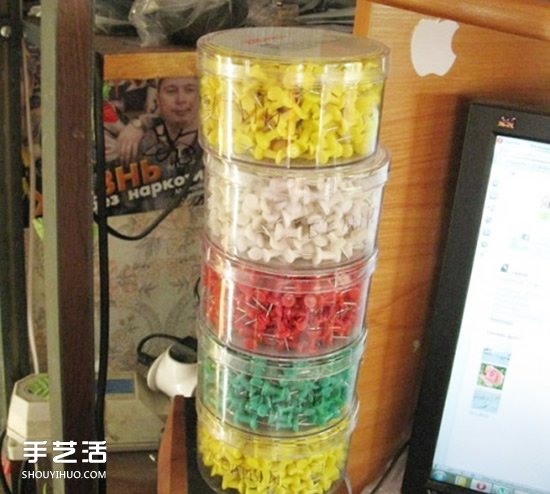 图钉画制作教程:他用一个月钉出女友肖像画(图3) 图钉画制作教程:他用一个月钉出女友肖像画(图3)