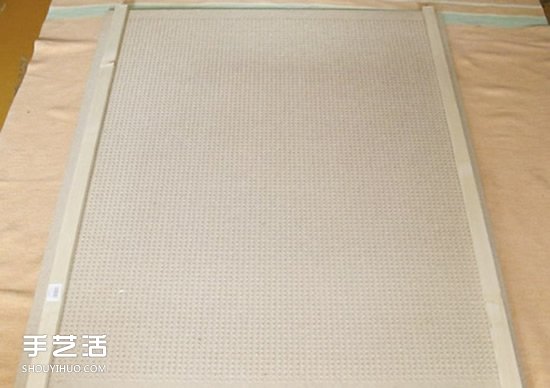 图钉画制作教程:他用一个月钉出女友肖像画(图14) 图钉画制作教程:他用一个月钉出女友肖像画(图14)